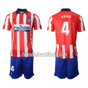 Atlético Madrid Santiago Arias 4 Kinder Heim Trikotsatz 2020/21 Kurzarm (+ Kurze Hosen)